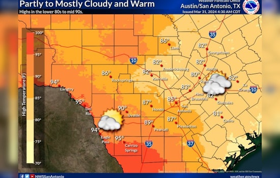 Easter Overcast Gives Way to Warmth and Potential Severe Storms in Austin