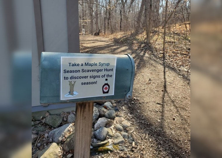 Eastman Nature Center Sweetens Nature Trails with Interactive Story Hike and Maple Syrup Scavenger Hunt