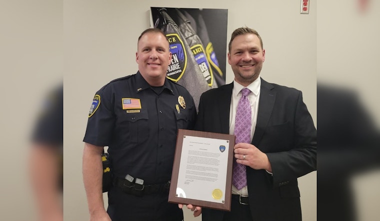 Eden Prairie Prosecutor Tory Sailer Receives Commendation Award as He Concludes Tenure