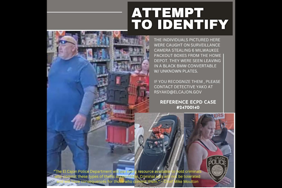 El Cajon Police Seek Public's Aid to Identify Suspects in Daring Home Depot Heist