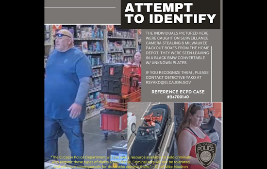 El Cajon Police Seek Public's Aid to Identify Suspects in Daring Home Depot Heist
