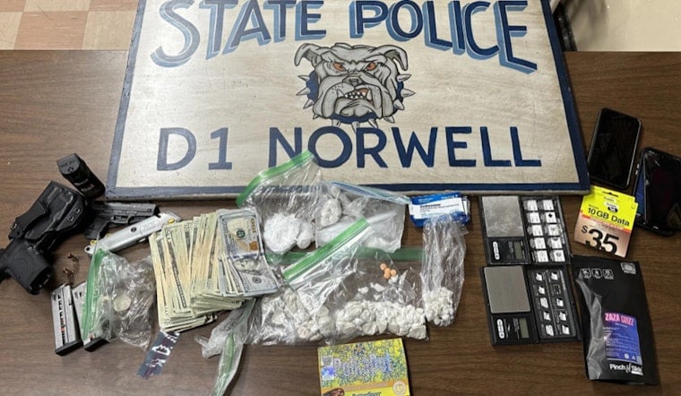 Erratic Driving on Route 3 Leads to Drug and Firearm Bust in Rockland, Massachusetts