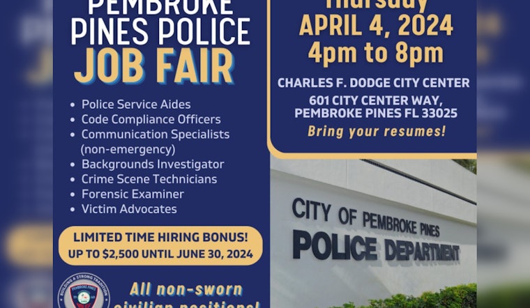 Explore Career Opportunities at Pembroke Pines Police Department Job Fair on April 4