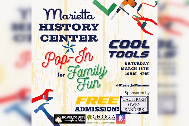 Family Fun Day at Marietta History Center Offers "Cool Tools" Experience and Free Admission