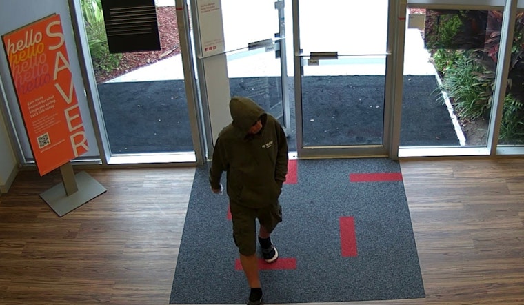 FBI Seeks Public's Help to Identify Suspect in Monday Morning Wells Fargo Bank Robbery in Fort Lauderdale