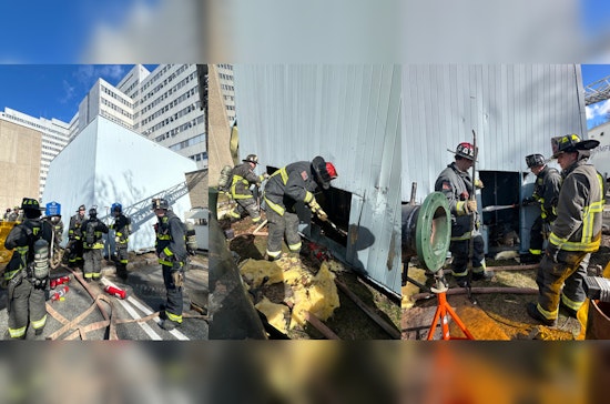 Firefighters Battle Blaze at MRI Building Behind Boston VA Hospital with No Injuries Reported