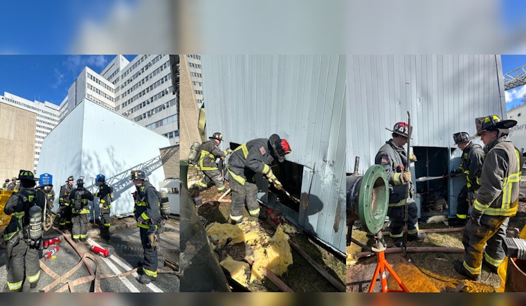Firefighters Battle Blaze at MRI Building Behind Boston VA Hospital with No Injuries Reported