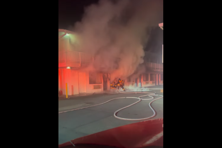 VIDEO: Firefighters Quell Blaze at Santa Rosa Motel 6, One Injured and Evacuated