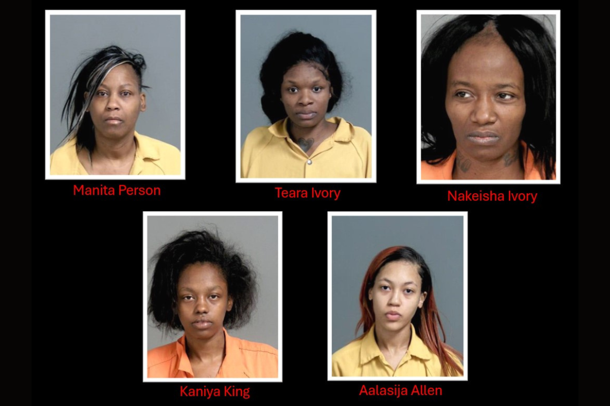 Five Flint Women Charged with Felony Retail Fraud After Theft Spree at