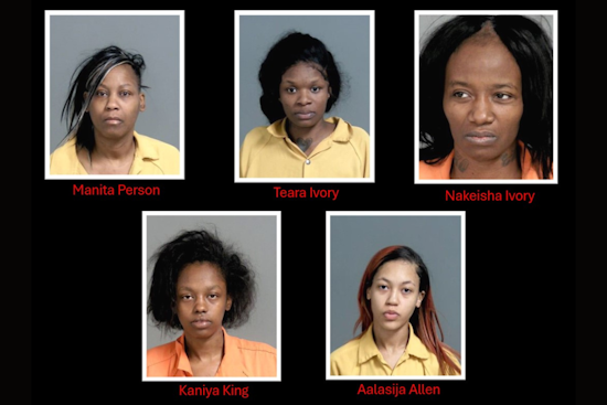 Five Flint Women Charged with Felony Retail Fraud After Theft Spree at Oak Brook Square