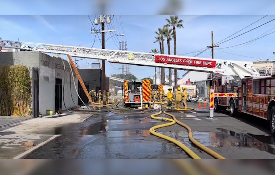 Five Los Angeles Firefighters Injured Battling Blaze at Unlicensed Cannabis Site in Downtown LA