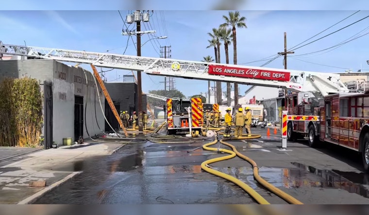 Five Los Angeles Firefighters Injured Battling Blaze at Unlicensed Cannabis Site in Downtown LA