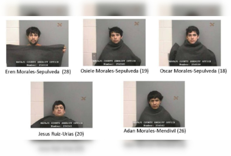 Five Phoenix Residents Charged with Burglary After Failed Boxcar Heist in Navajo County