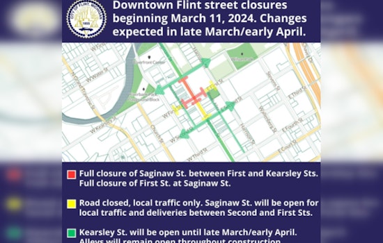 Flint's Saginaw Street Braces for Final Phase of Historic Restoration Project