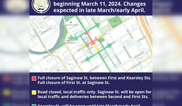Flint's Saginaw Street Braces for Final Phase of Historic Restoration Project
