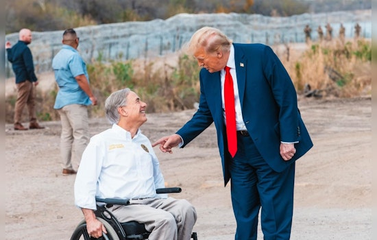 Former President Trump Eyes Texas Gov. Abbott as Potential VP in 2024 Election Pitch During Eagle Pass Border Visit