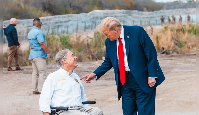 Former President Trump Eyes Texas Gov. Abbott as Potential VP in 2024 Election Pitch During Eagle Pass Border Visit