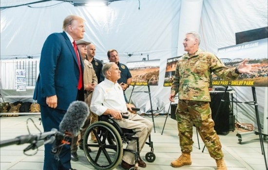 Former President Trump Supports Gov. Abbott's Firm Stance on Texas Border Security During Eagle Pass Visit