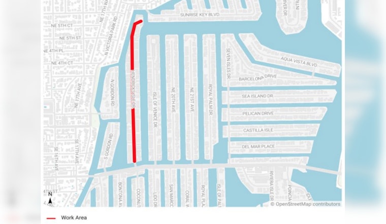 Fort Lauderdale's Hendricks Isle Drive Set for Asphalt Improvement March 26-29