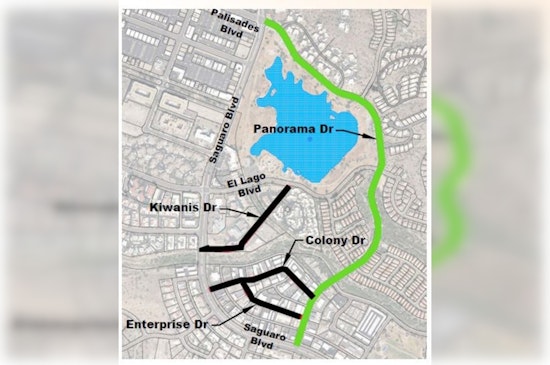 Fountain Hills' Panorama Drive Set for April Repaving, Traffic Delays Expected