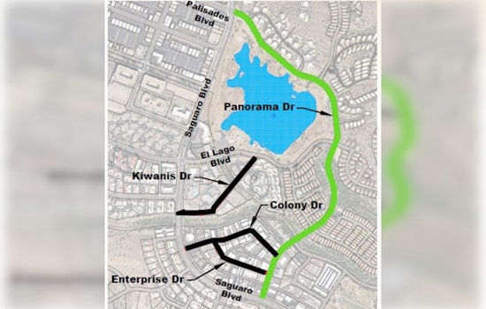 Fountain Hills' Panorama Drive Set for April Repaving, Traffic Delays Expected
