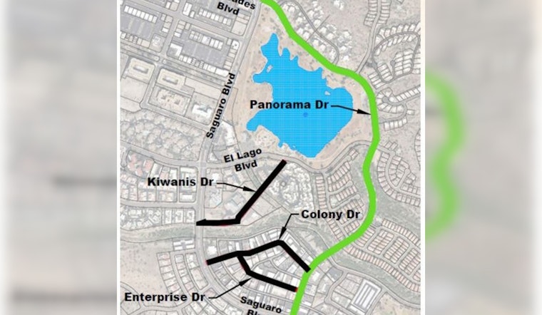 Fountain Hills' Panorama Drive Set for April Repaving, Traffic Delays Expected