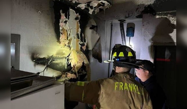 Franklin Woman and Cat Displaced as Electrical Mishap Ignites $10K Condo Fire