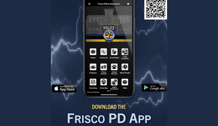 Frisco Police Department Promotes Updated Safety App for Enhanced Community Protection