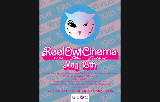 Garland High School to Host 19th Reel Owl Cinema Film Festival on May 18th