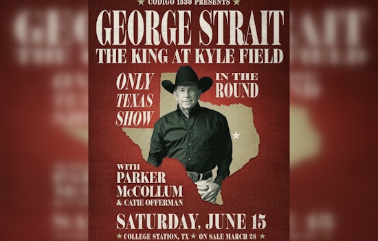 George Strait to Hold Court at Texas A&M's Kyle Field for Exclusive Texas Performance