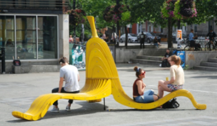 Gilbert Welcomes "Slip into Spring" Banana Art Installation for Whimsical Downtown Fun