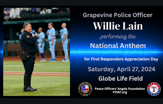 Globe Life Field Honors Heroes on First Responders Appreciation Day During Rangers Game