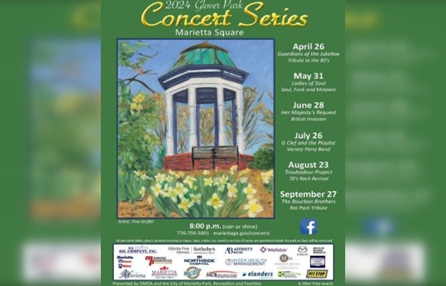 Glover Park Concert Series Returns to Marietta Square with Free Musical Nights Starting April 2024