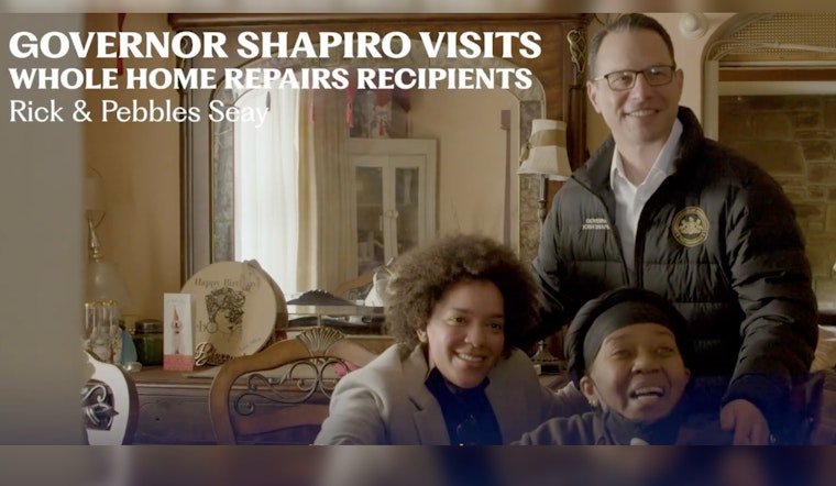 Gov. Shapiro Advocates for $50M Boost to Pennsylvania Whole-Home Repairs Program during Philly Visit