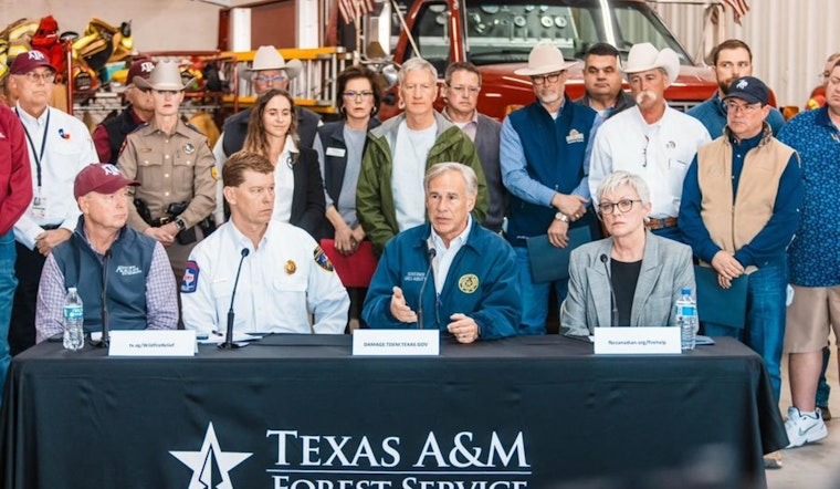 Governor Greg Abbott Revisits Panhandle Wildfire Scene, Texas Grapples with Record-Breaking Blaze in Canadian