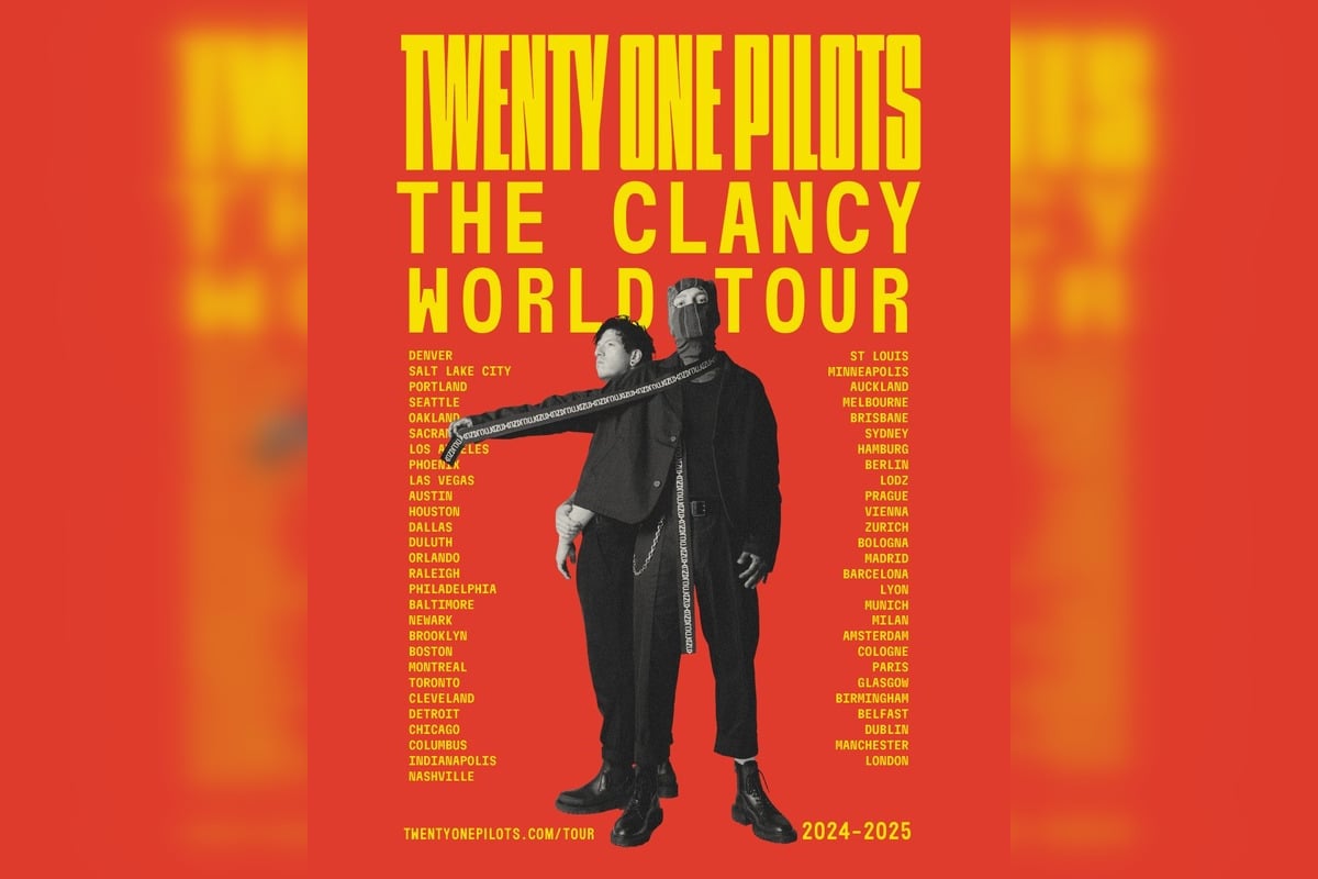 GrammyWinning Twenty One Pilots to Rock Philly on 'Clancy World Tour'