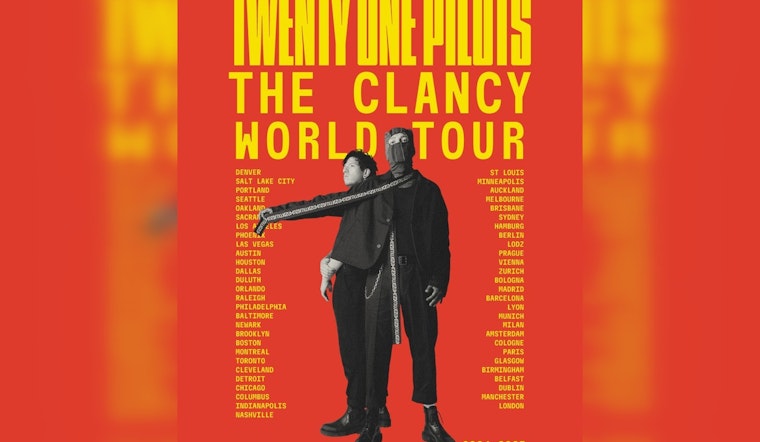 Grammy-Winning Twenty One Pilots to Rock Philly on 'Clancy World Tour' This September