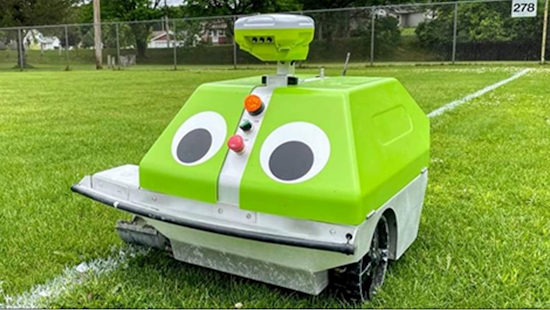 Grand Rapids Invites Public to Rename 'Turfy McTankface' Robotic Line Painter