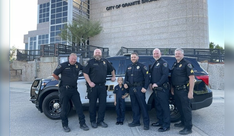 Granite Shoals Honors Brave 7-Year-Old Cancer Survivor Isa Solorzano with Detective Badge