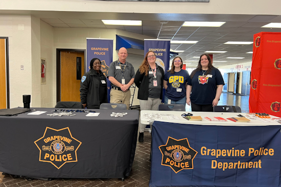 Grapevine Police Engage Youth with Career Opportunities at Local High School Job Fair