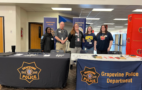 Grapevine Police Engage Youth with Career Opportunities at Local High School Job Fair