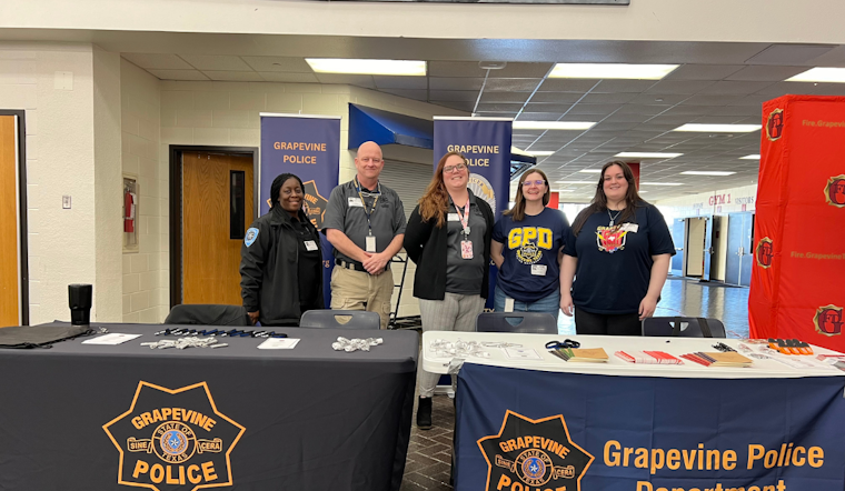 Grapevine Police Engage Youth with Career Opportunities at Local High School Job Fair