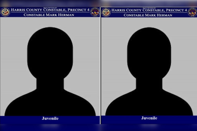 Harris County Law Enforcement Apprehends Two Juveniles Accused of Vehicle Theft After Foot Chase