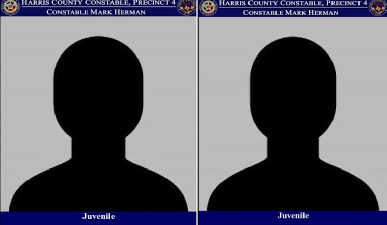 Harris County Law Enforcement Apprehends Two Juveniles Accused of Vehicle Theft After Foot Chase
