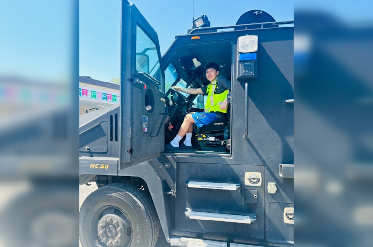 Harris County Sheriff's SWAT Team Engages with Youth in Pasadena to Honor Fallen Deputy