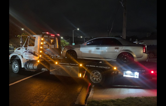 Hayward Police Impound Notorious Cadillac for Reckless Driving and Sideshow Antics