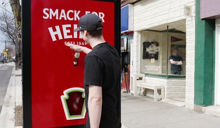 Heinz Stirs the Pot in Chicago with Ketchup Dispensing Billboards at Naval Pier and Wieners Circle