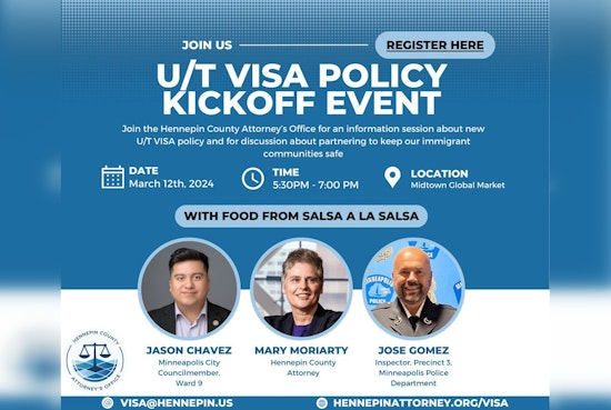 Hennepin County Attorney Announces New U & T Visa Policy to Support Immigrant Crime Victims