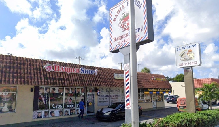 Hialeah Barber Shop Decimated by Early Morning Arson Attack, Police Investigate Intentional Blaze