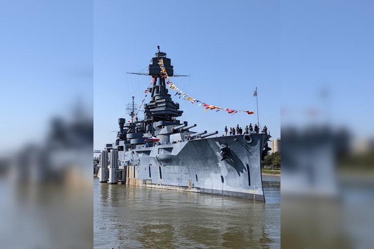 Historic Battleship Texas Set to Embark on Next Restoration Phase in Galveston Channel